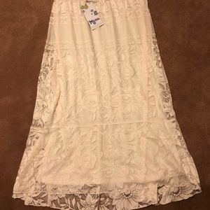 Show Me Your Mumu Kellen Cream Skirt NWT